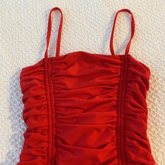 Red Mini Dress - Picture 4 of 5